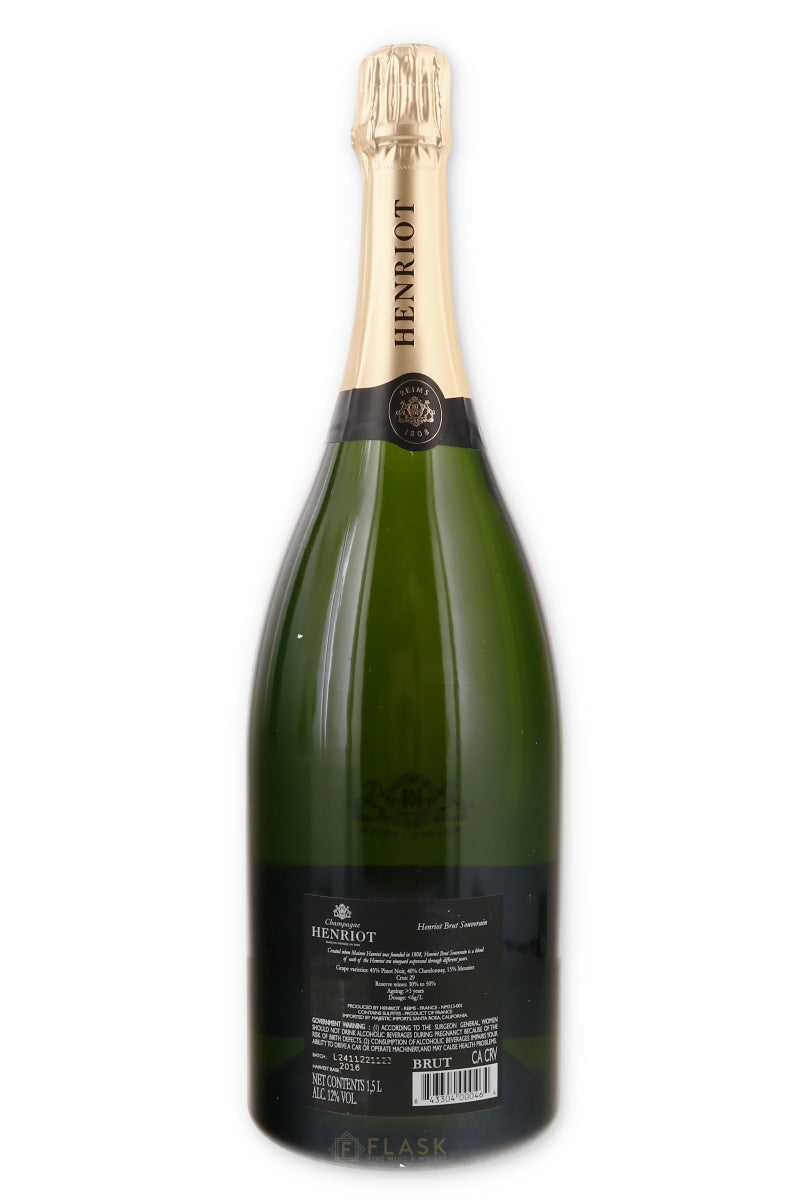 Henriot Champagne Brut Souverain NV 1.5 Liter / Magnum