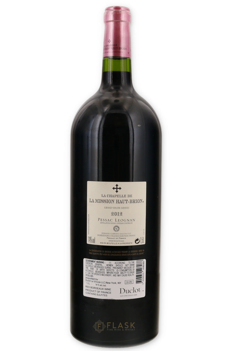 La Chapelle de La Mission Haut Brion 2015 1.5 Liter Magnum - Flask Fine Wine & Whisky