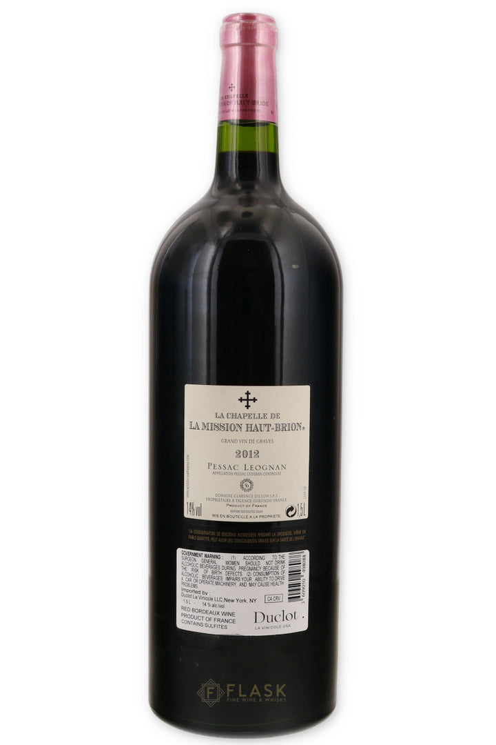 La Chapelle de La Mission Haut Brion 2015 1.5 Liter Magnum - Flask Fine Wine & Whisky