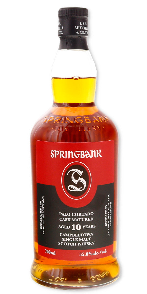 Springbank Palo Cortado Cask Matured 10 Year Old Single Malt Scotch Whisky - Flask Fine Wine & Whisky