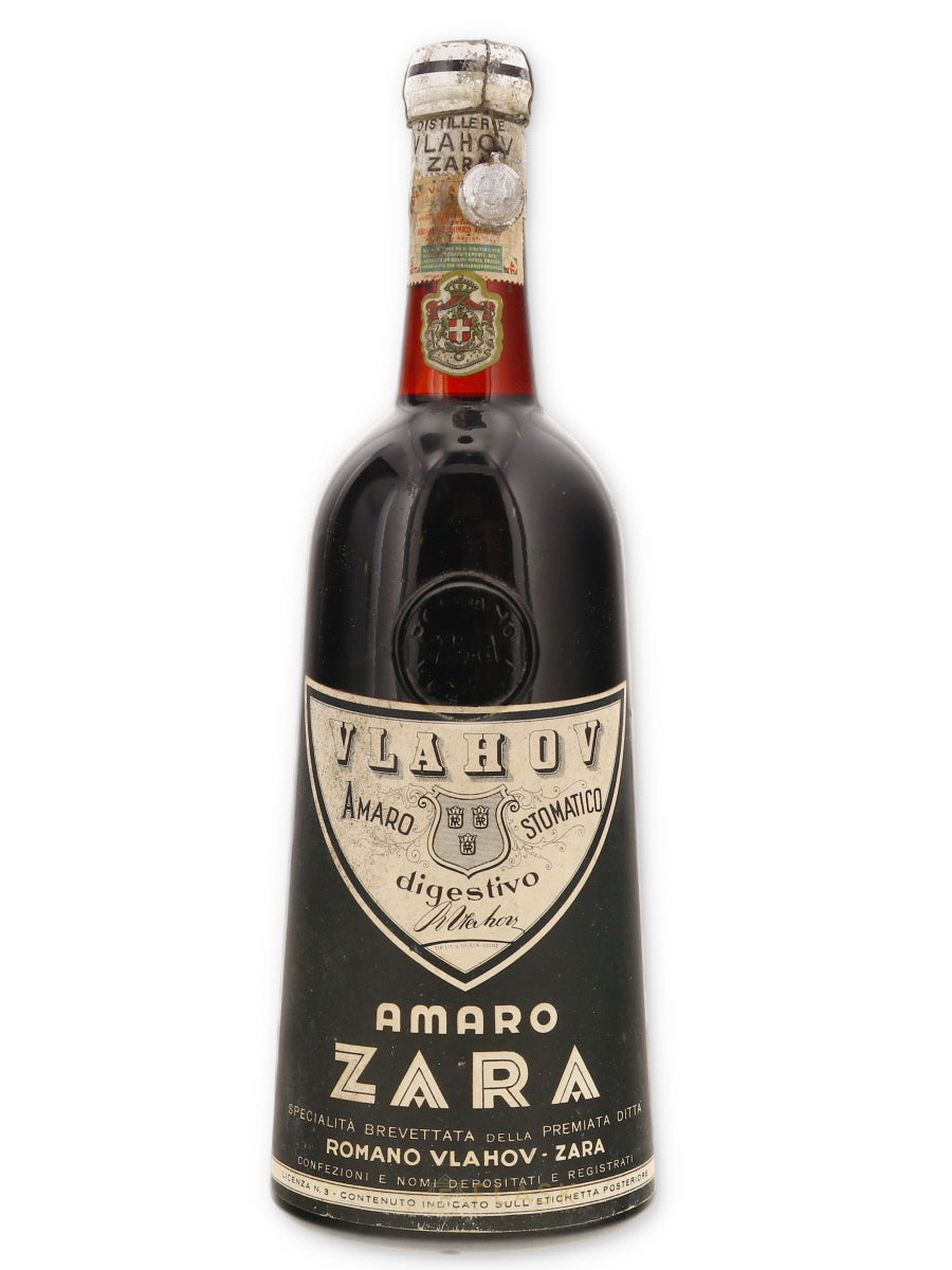 Amaro Zara Romano Vlahov 1 Liter Vintage 1930s - Flask Fine Wine & Whisky