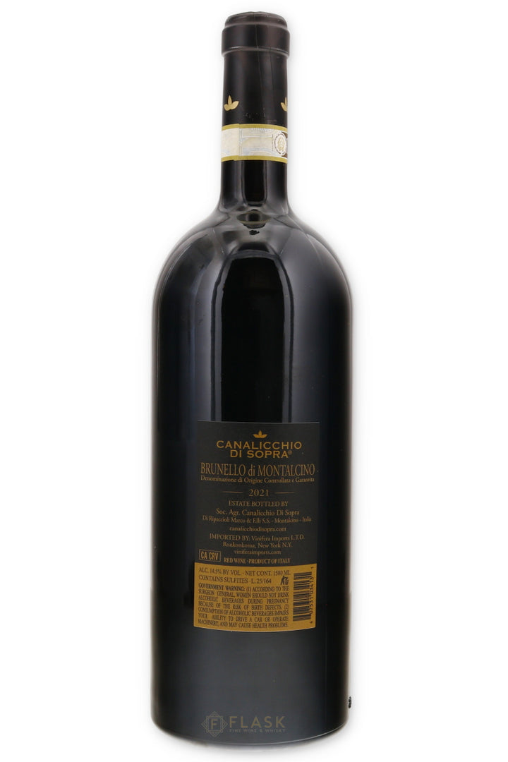 Canalicchio Di Sopra Brunello di Montalcino 2021 1.5 Liter Magnum - Flask Fine Wine & Whisky