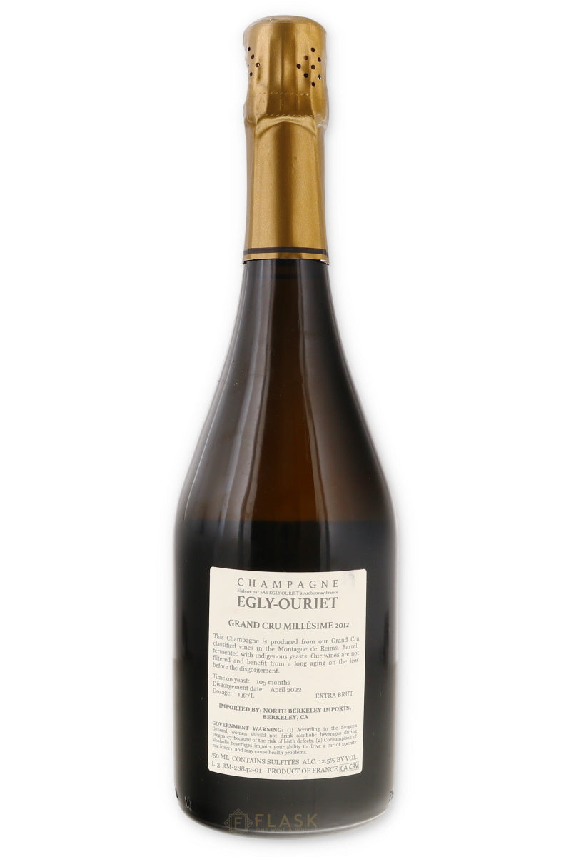 Egly Ouriet Grand Cru Millesime 2012