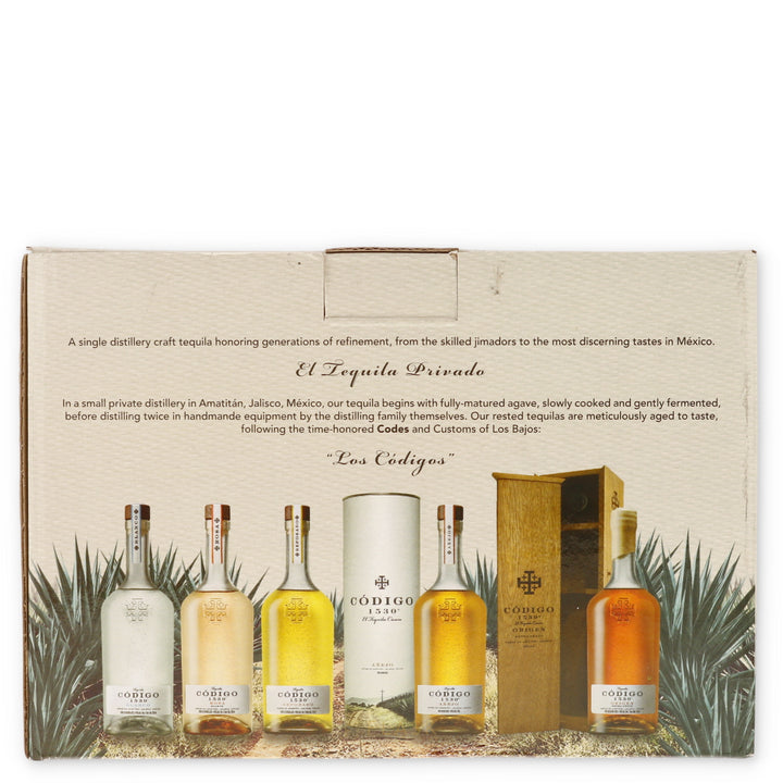 Código 1530 Tequila 50ml Combo Pack - Flask Fine Wine & Whisky