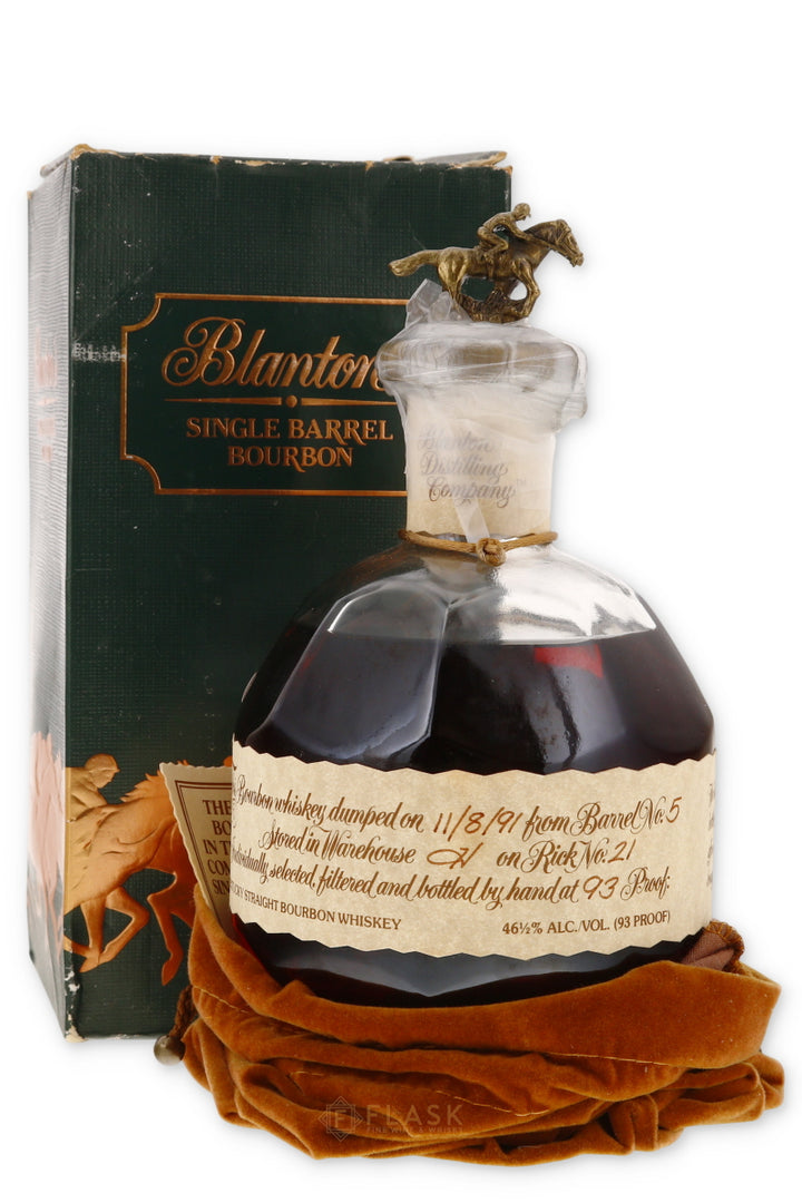 Blantons Bourbon Bottled 11/8 1991 - Flask Fine Wine & Whisky