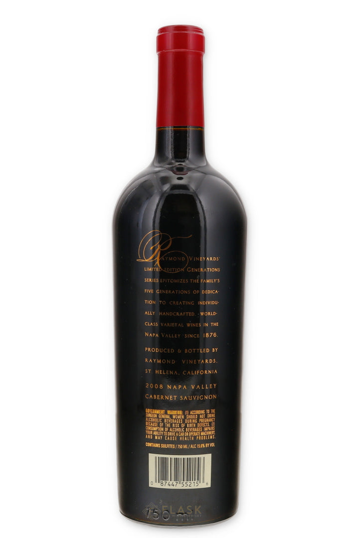 Raymond Generations Cabernet Sauvignon Napa Valley 2008 - Flask Fine Wine & Whisky