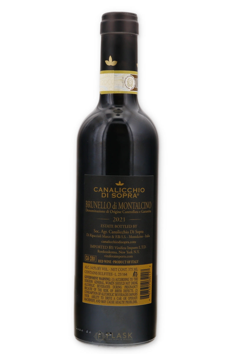Canalicchio Di Sopra Brunello di Montalcino 2021 375ml / Half Bottle - Flask Fine Wine & Whisky