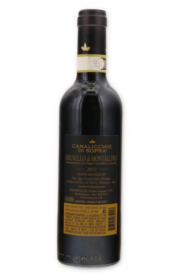 Canalicchio Di Sopra Brunello di Montalcino 2021 375ml / Half Bottle - Flask Fine Wine & Whisky