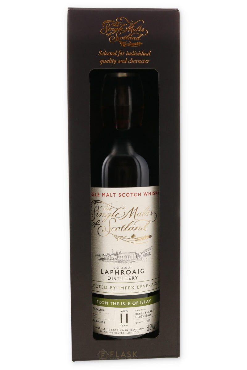Single Malts of Scotland Laphroaig 11 Year Sherry Hogshead Cask