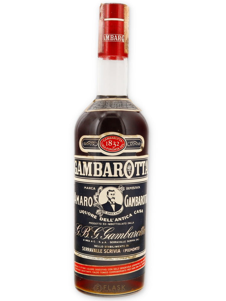Gambarotta Vintage Amaro 1 Liter 1970s