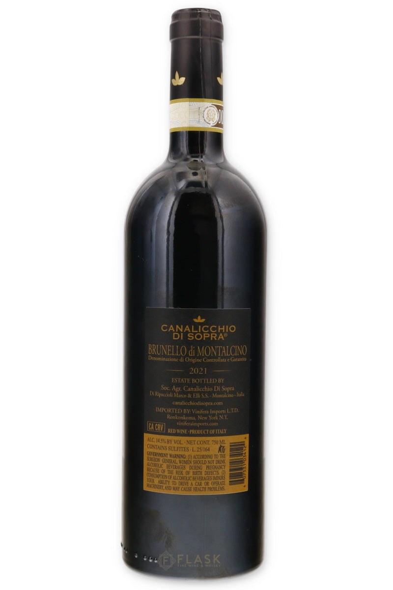 Canalicchio Di Sopra Brunello di Montalcino 2021 - Flask Fine Wine & Whisky