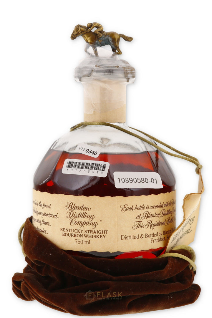 Blantons Bourbon Bottled 9/26 1986 - Flask Fine Wine & Whisky