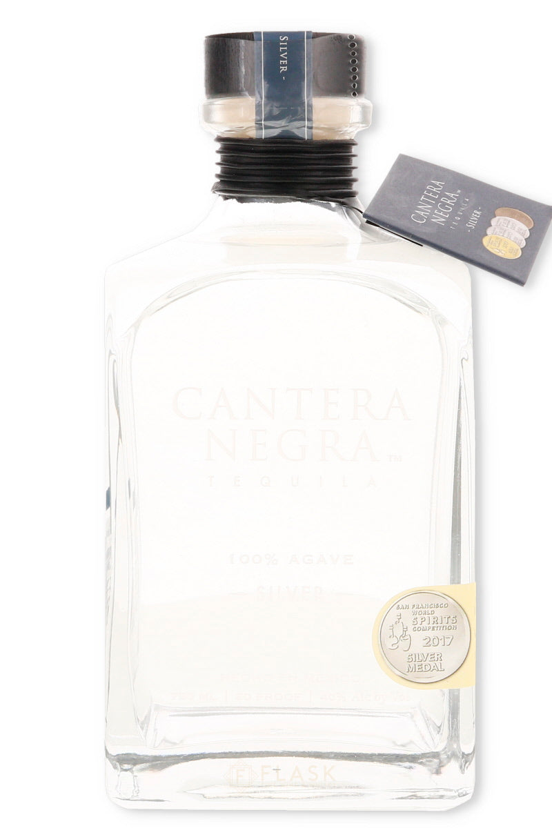 Cantera Negra Tequila Silver - Flask Fine Wine & Whisky