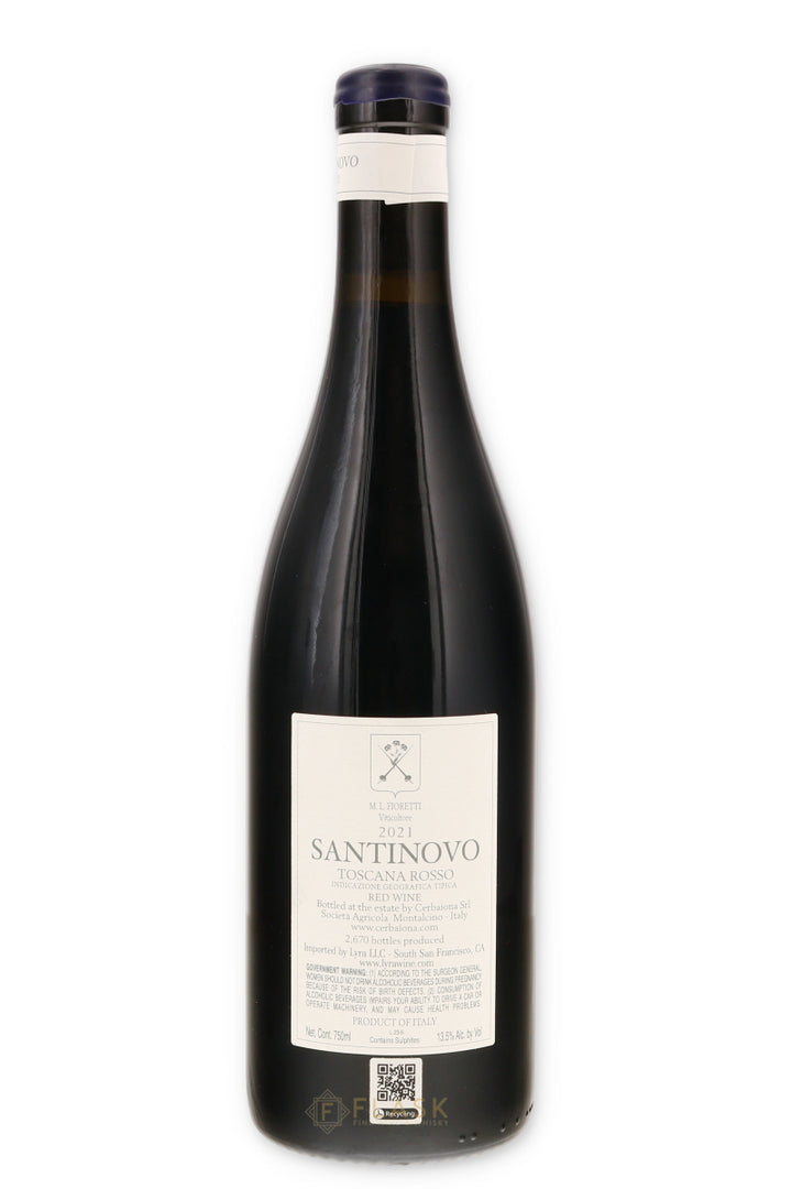 Cerbaiona ML Fioretti Santinovo Toscana 2021 - Flask Fine Wine & Whisky