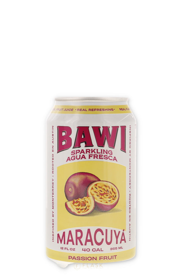 BAWI Sparkling Agua Fresca La Maracuya 12oz - Flask Fine Wine & Whisky