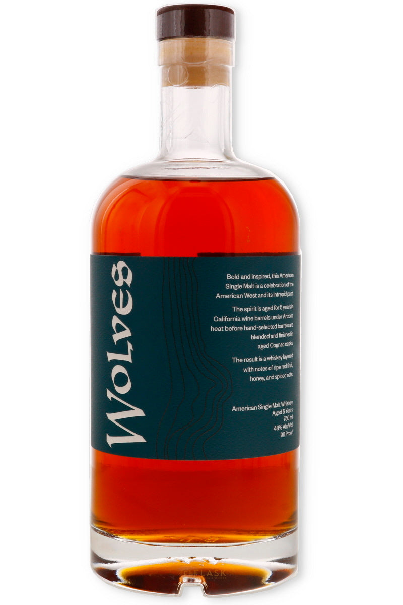 Buy Wolves 5 Year Old American Single Malt 96 proof 750ml | Flask