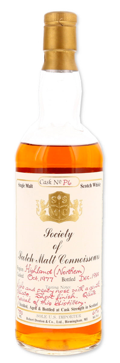 Society of Scotch Malt Connoisseurs Highland Single Cask P6 Northern Highland Malt 1977 61%