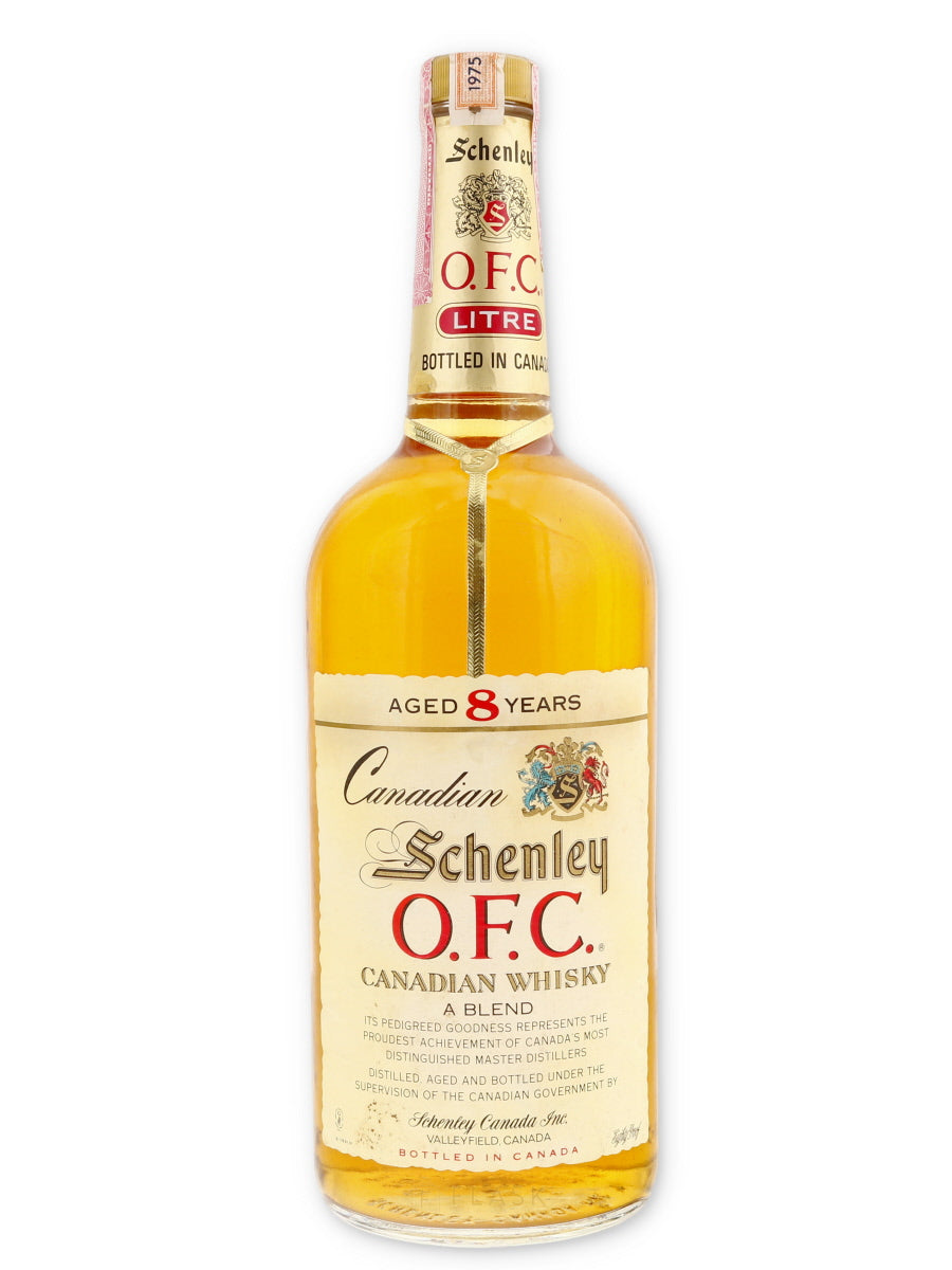 Schenley OFC 8 Year Old Whiskey 1 Liter 1975 - Flask Fine Wine & Whisky