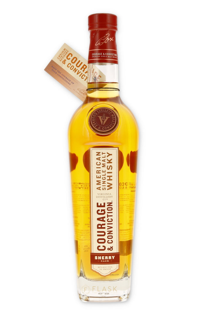 Virginia Distillery Co. 'Courage & Conviction' Sherry Cask American Single Malt Whisky 750ml - Flask Fine Wine & Whisky