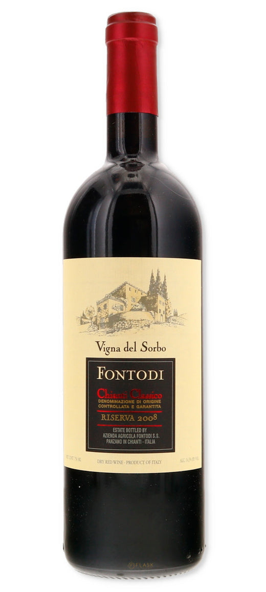 Fontodi Vigne Del Sorbo Chianti Classico Riserva 2008 - Flask Fine Wine & Whisky