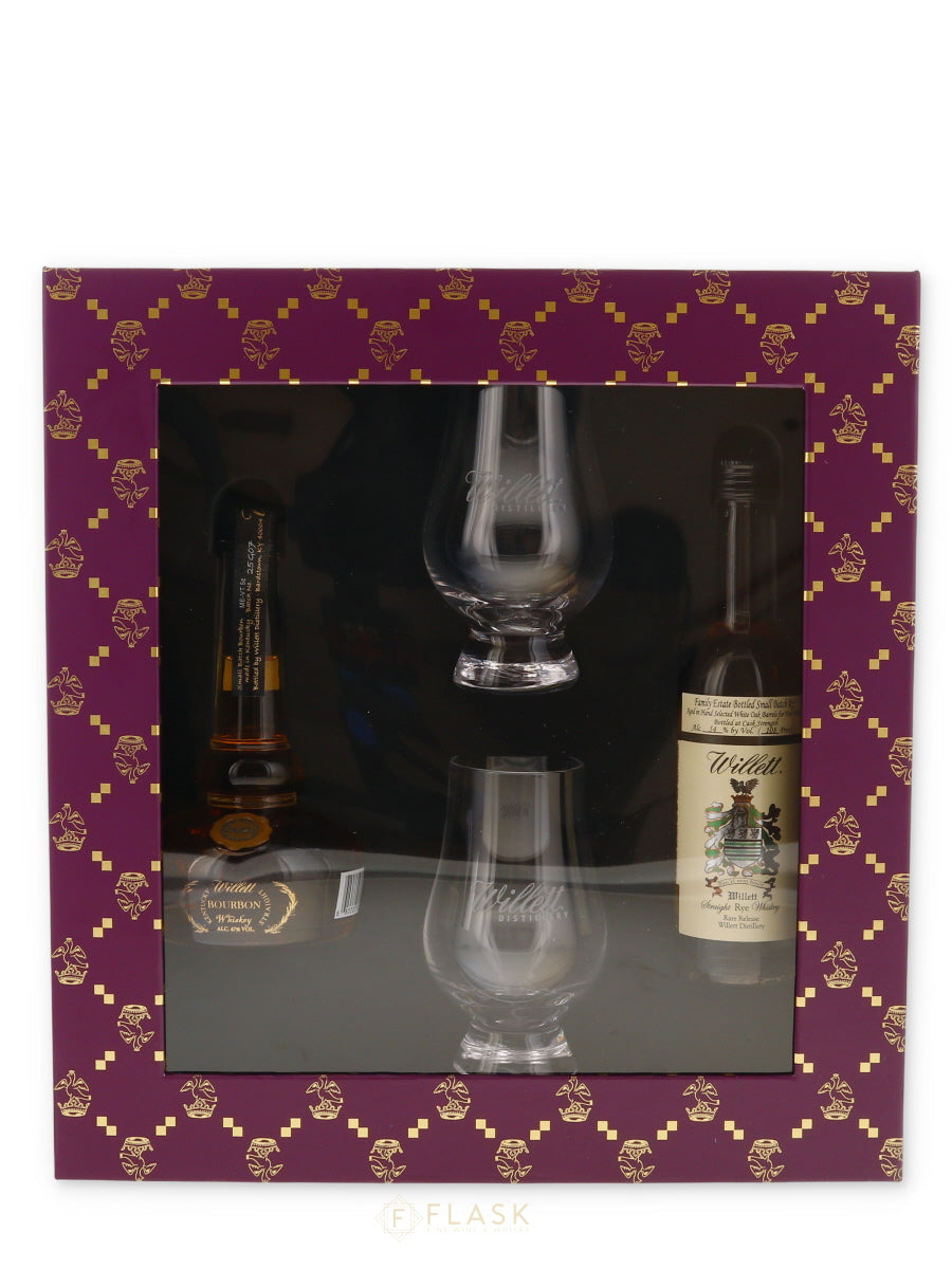 Willett Family Estates Mini Gift Set Bourbon and Rye 50ml with