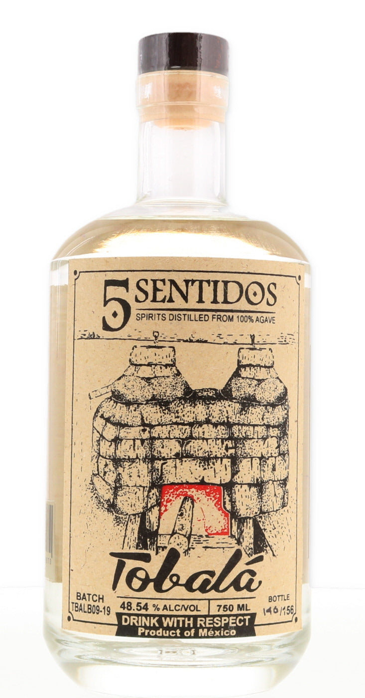 5 Sentidos Mezcal Tobala Batch TBALB09-19 - Flask Fine Wine & Whisky