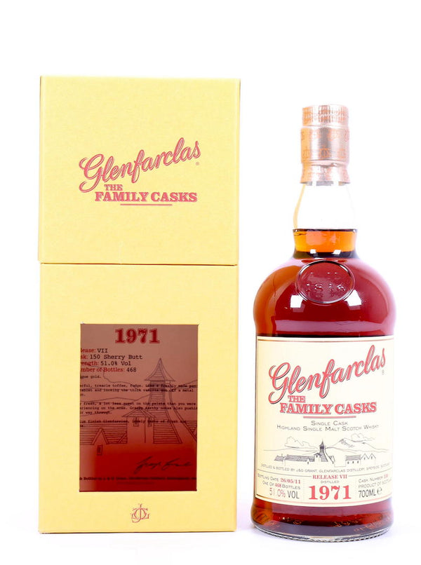 Glenfarclas Family Casks 1971 Release VII Cask No.150 - Flask Fine Wine & Whisky