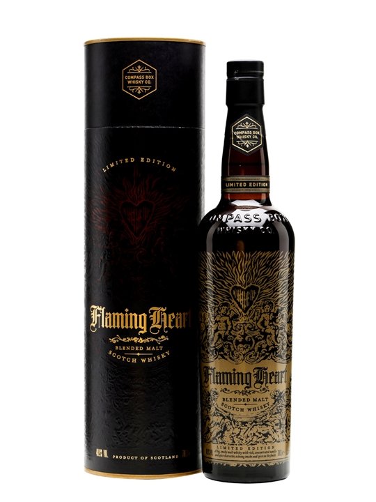 Compass Box Flaming Heart 2015 15th Anniversary Blended Malt Scotch Whisky - Flask Fine Wine & Whisky
