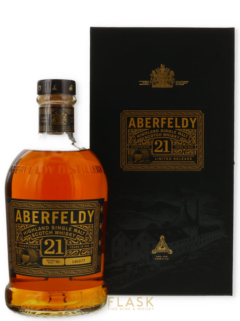 Aberfeldy 21 Year Old Limited Release Highland Single Malt Scotch Whisky - Flask Fine Wine & Whisky