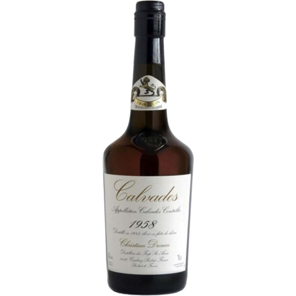 Christian Drouin Calvados 1958 - Flask Fine Wine & Whisky