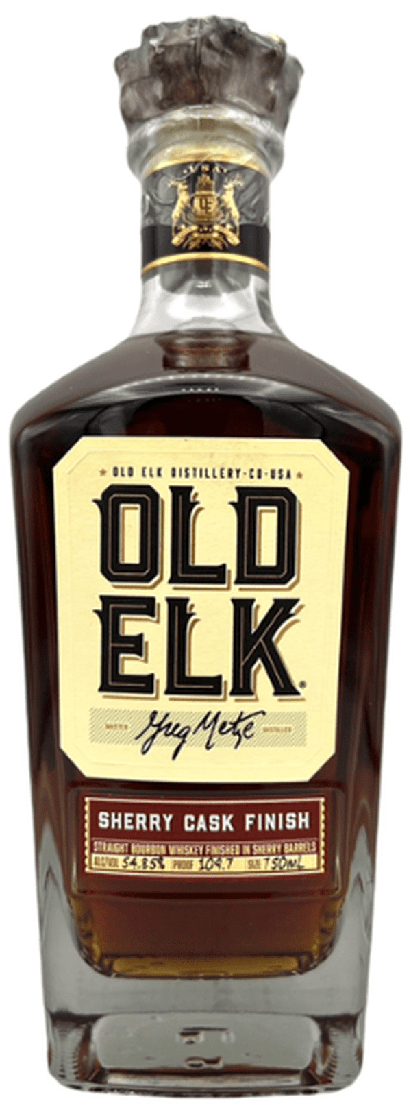 Old Elk Straight Bourbon Whiskey Sherry Cask Finish - Flask Fine Wine & Whisky