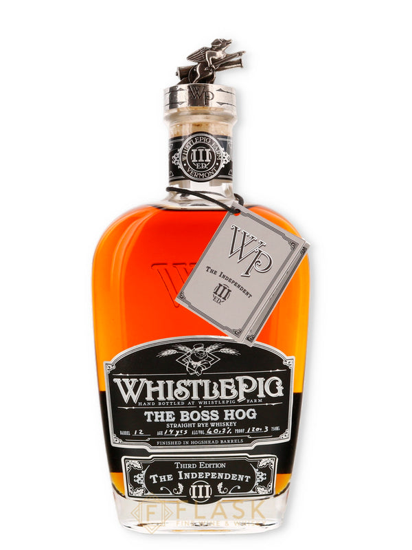 WhistlePig The Boss Hog Rye III The Independent Barrel 12 / 14 Year Old - Flask Fine Wine & Whisky