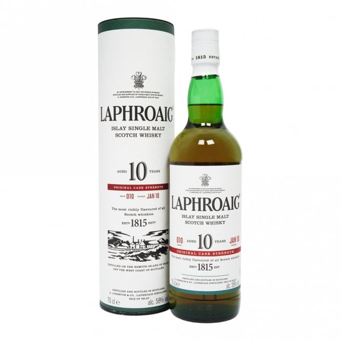 Laphroaig 10 Year Old Cask Strength 2018 Batch 10 - Flask Fine Wine & Whisky