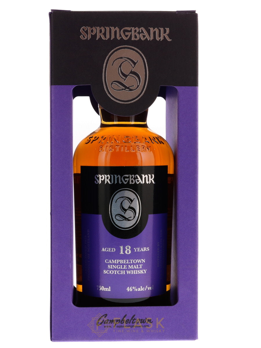 Springbank 18 Year Old 2018 Release [18/494] - Flask Fine Wine & Whisky