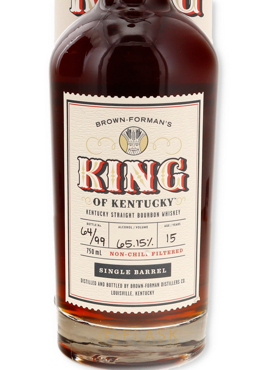 Brown Forman King of Kentucky 15 Year Old Single Barrel Bourbon #7 2022 Release 1 of 99 - Flask Fine Wine & Whisky