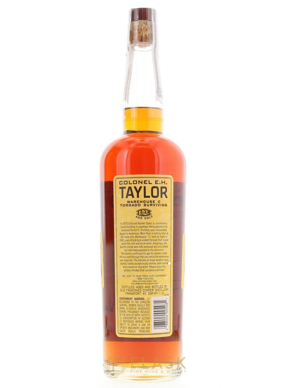 Colonel E.H. Taylor Warehouse C Tornado Surviving Kentucky Bourbon [No Tube] - Flask Fine Wine & Whisky