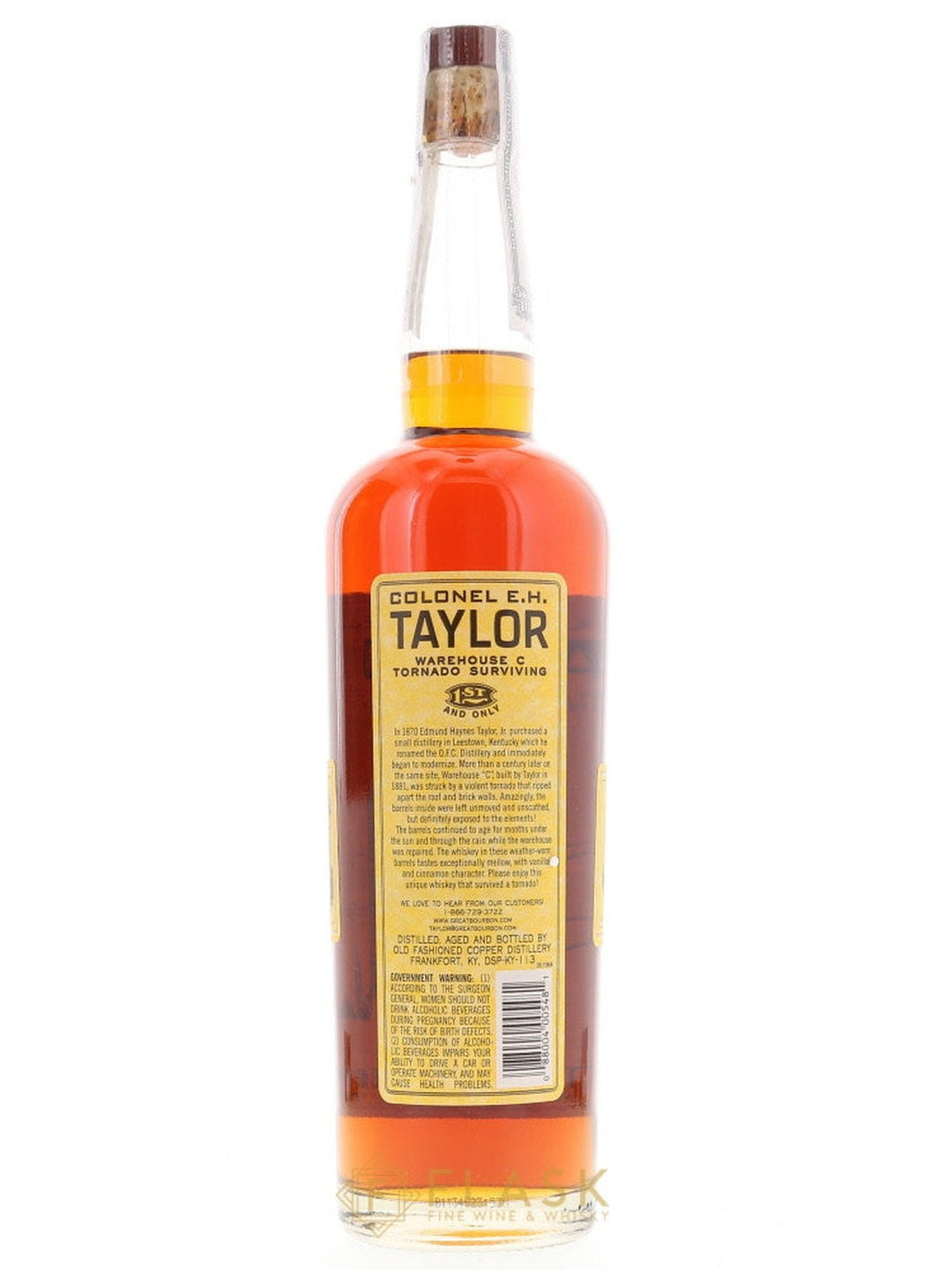 Colonel E.H. Taylor Warehouse C Tornado Surviving Kentucky Bourbon [No Tube] - Flask Fine Wine & Whisky