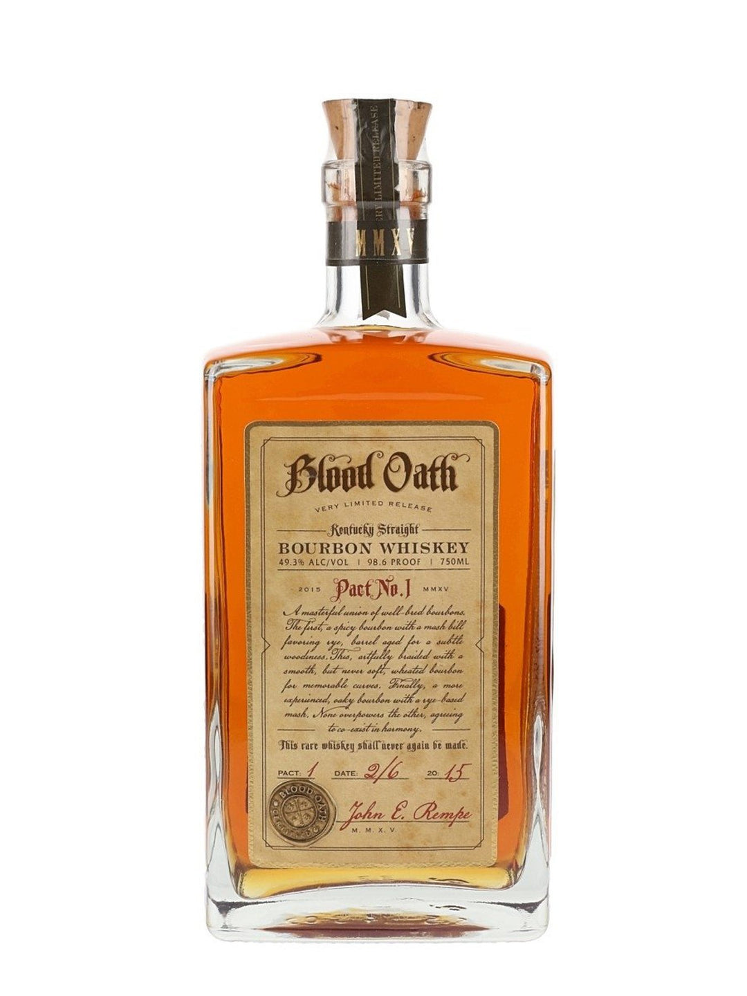 Blood Oath Pact No. 1 Kentucky Straight Bourbon - Flask Fine Wine & Whisky