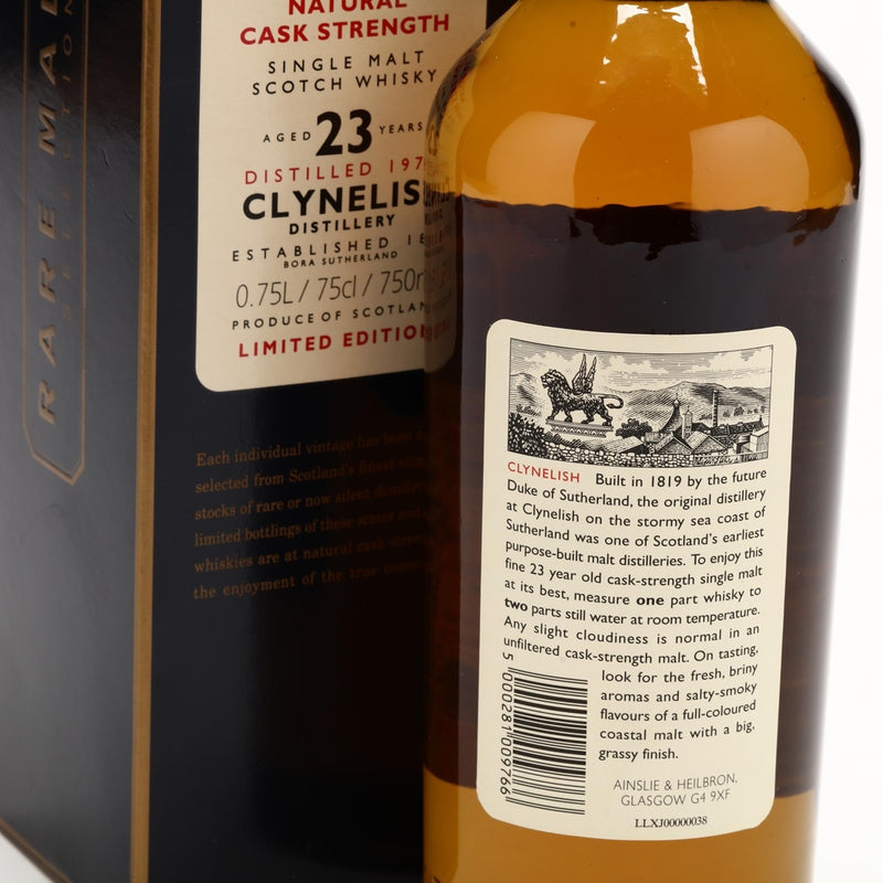 Clynelish 1972 Rare Malts Cask Strength  23 Year Old 57.1% / 750ml - Flask Fine Wine & Whisky