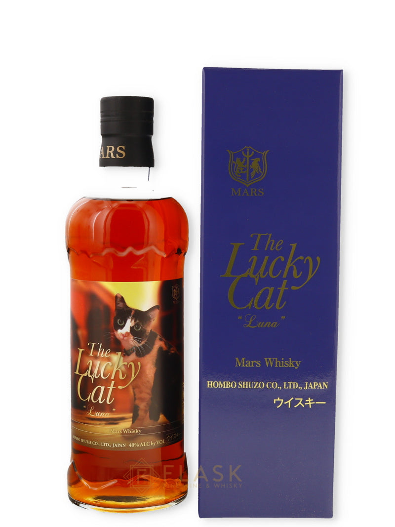 Buy Mars The Lucky Cat Luna Japanese Whisky Flask Wines