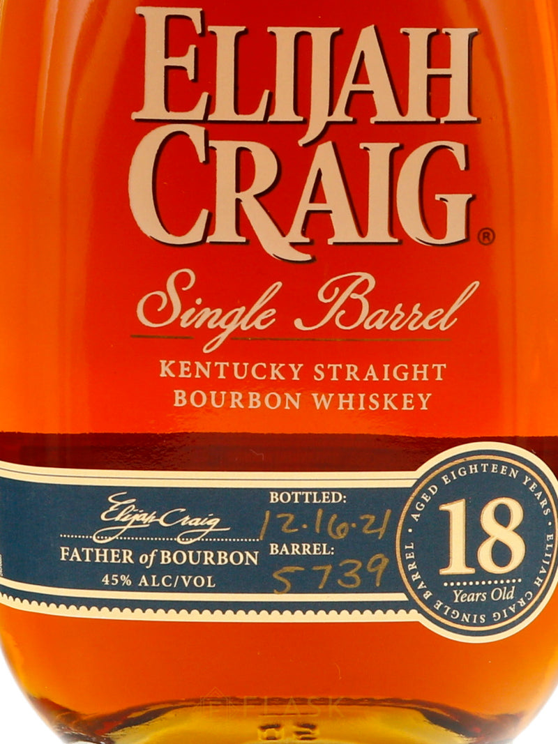 Elijah Craig 18 Year Old Bourbon 2021 - Flask Fine Wine & Whisky