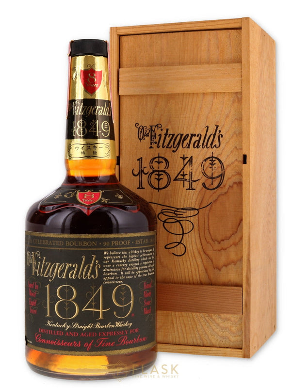 Old Fitzgerald '1849' 8 Year Old Bourbon 750ml 1980s Stitzel Weller In Wood Gift Box - Flask Fine Wine & Whisky