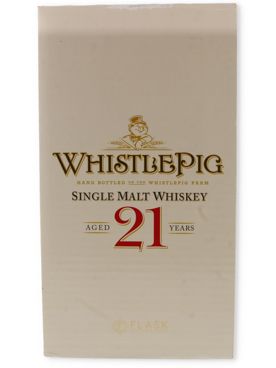 WhistlePig Farm The Beholden 21 Year Old Single Malt Whiskey - Flask Fine Wine & Whisky