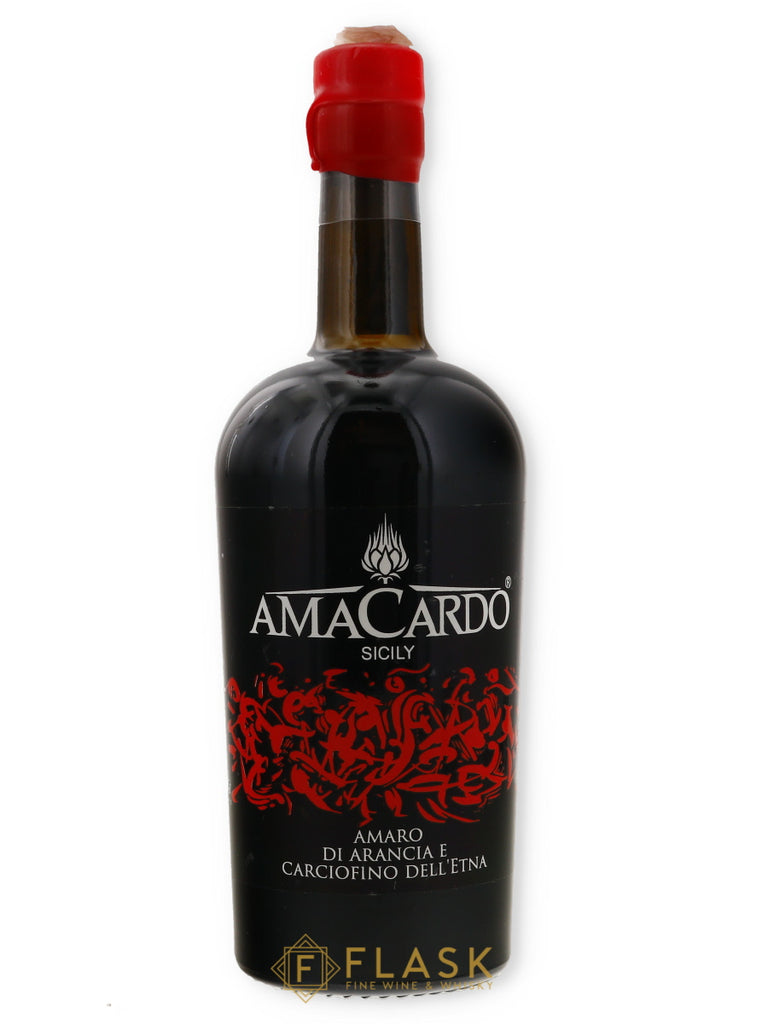 Amacardo Amaro di Arancia e Carciofino Arancia d'ell Etna Red 500ml - Flask Fine Wine & Whisky