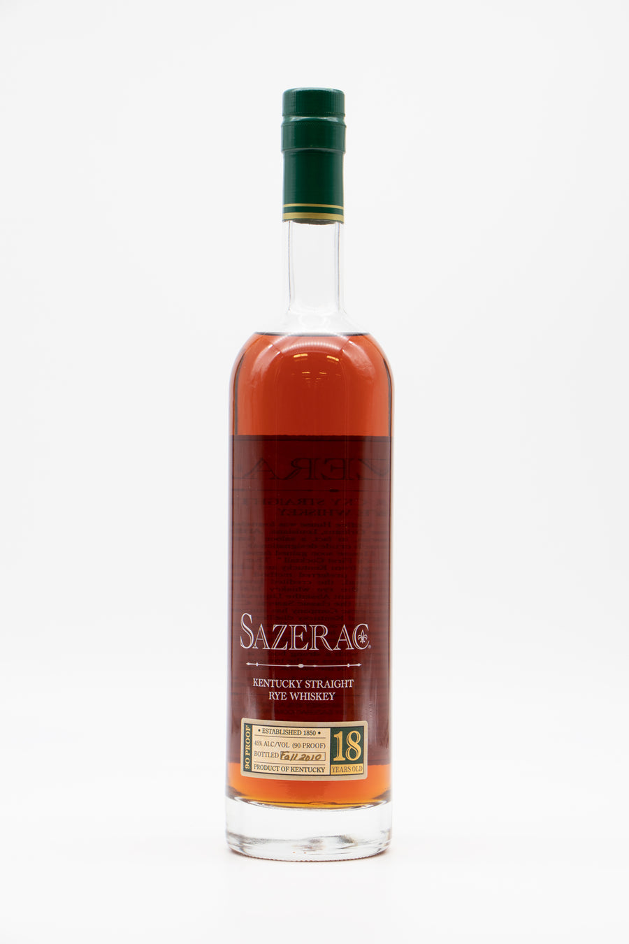 Sazerac Rye 18 Year Old 2010
