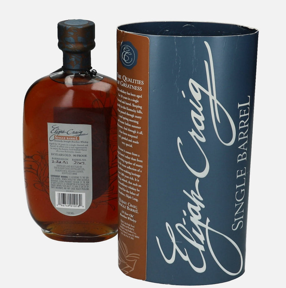 Elijah Craig 18 Year Old Bourbon Barreled 1991 - Flask Fine Wine & Whisky