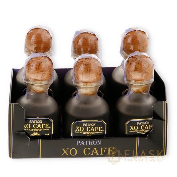 Patron XO Cafe Coffee Liqueur 300ml Mini 6 Pack (6x50ml bottles) - Flask Fine Wine & Whisky