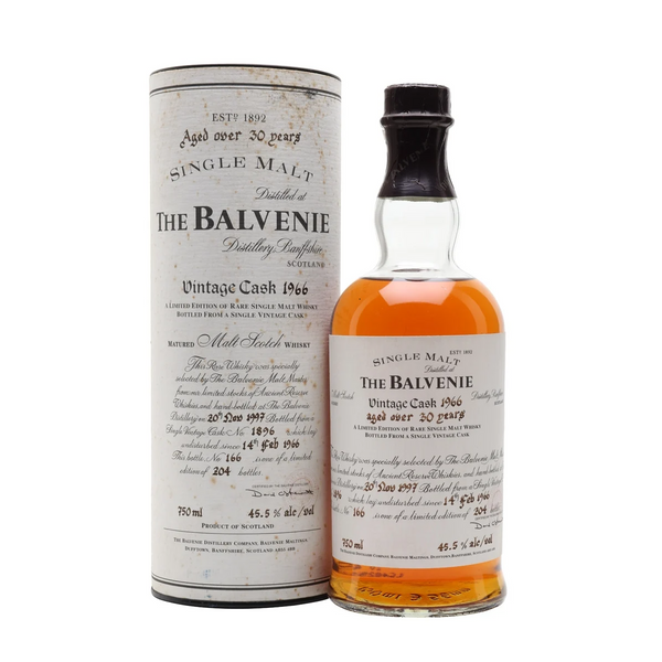 1966 The Balvenie Vintage Cask Single Malt Scotch Whisky b. 1997, Speyside - Flask Fine Wine & Whisky