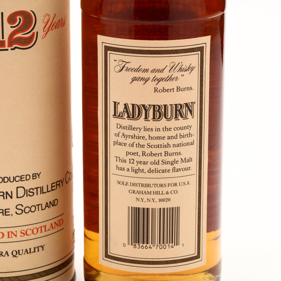 Ladyburn 12 Year Old 1980s Ladyburn Distilling Co [Original Tube] - Flask Fine Wine & Whisky