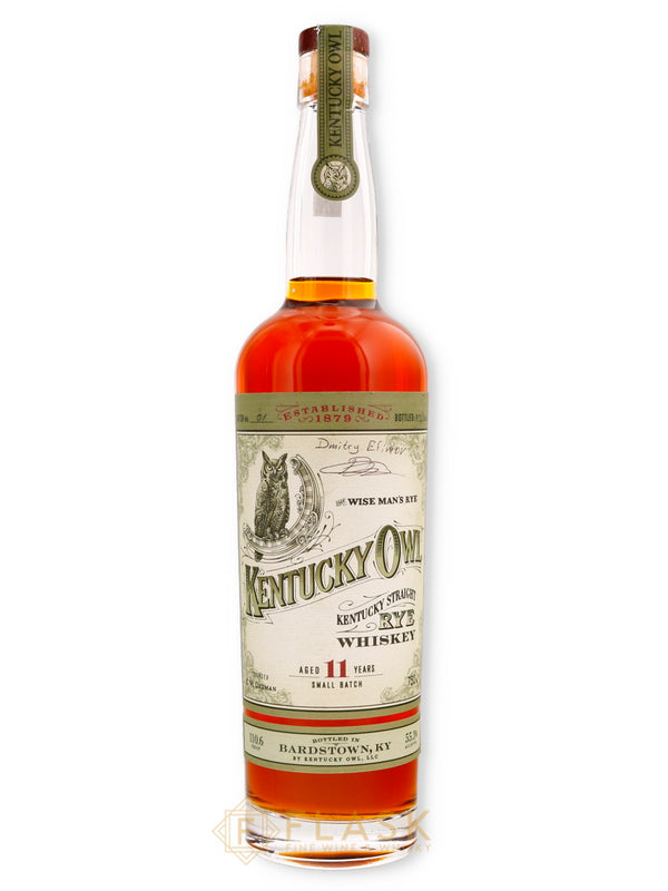 Kentucky Owl 11 Year Old Rye Whiskey Batch 1 [Autographed] - Flask Fine Wine & Whisky
